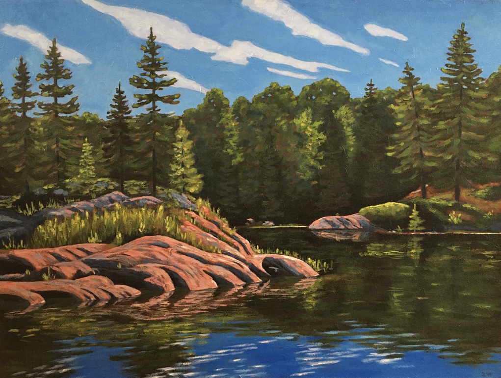 Haliburton Landscape Painting by Susan Hay
