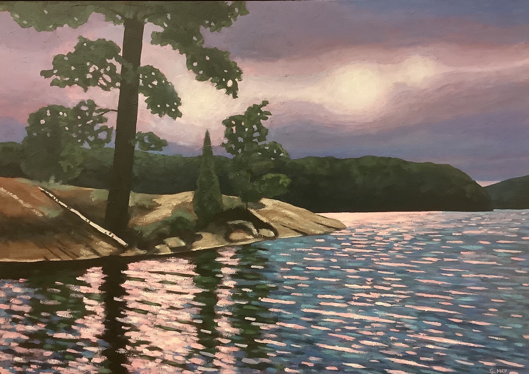 Haliburton Landscape Painting by Susan Hay