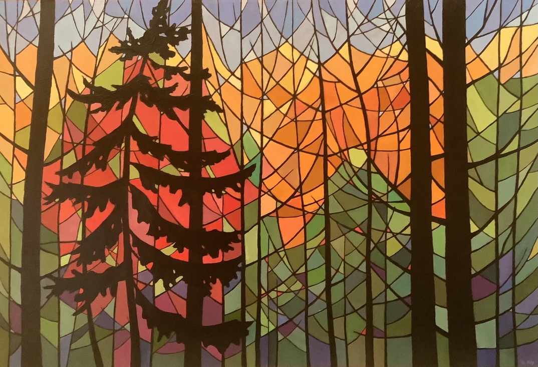 Abstract Painting by Susan Hay