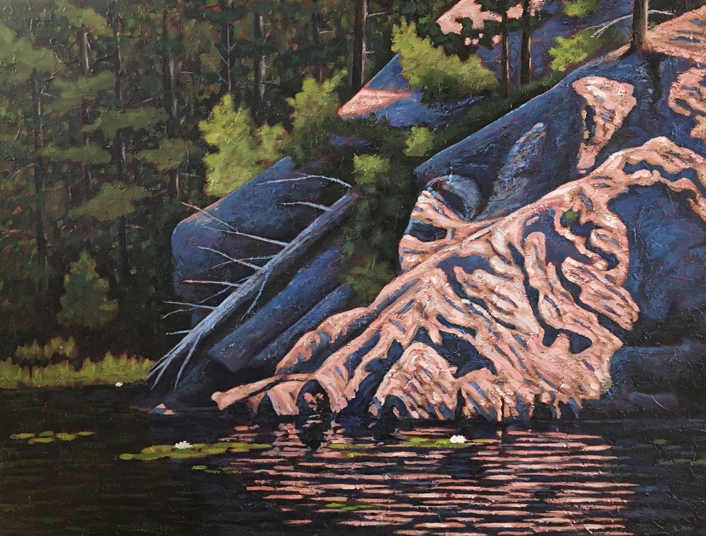 Haliburton Landscape Painting by Susan Hay