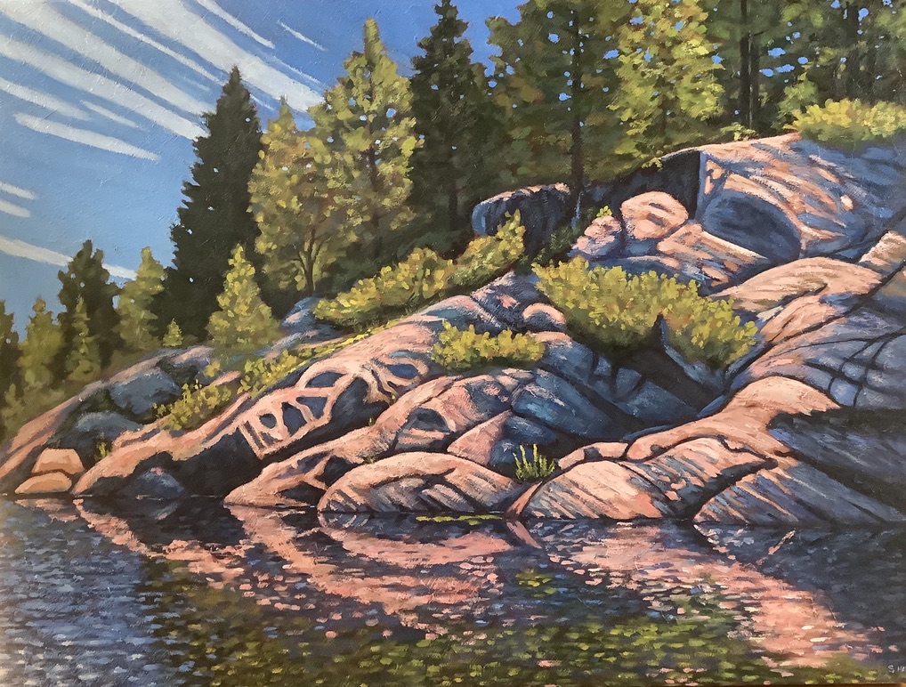 Haliburton Landscape Painting by Susan Hay