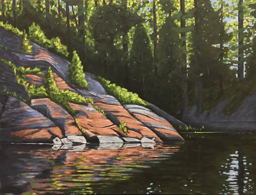 Haliburton Landscape Painting by Susan Hay